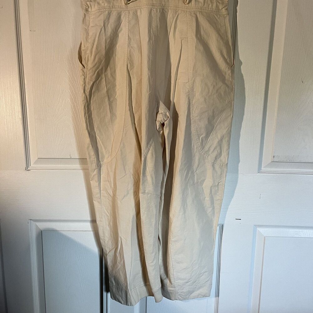 Daily Practice Anthropologie Soller Drawstring Jumpsuit Cream Women’s Small - Picture 8 of 16